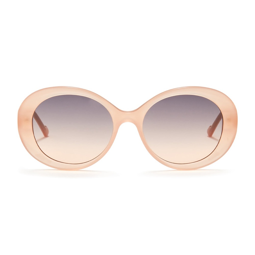 Sunday Somewhere Peach Oval Sunglasses